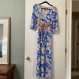 Anthropologie Maeve Belted Kimono Dress with pockets